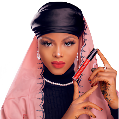 lady holding kalifa cosmetics